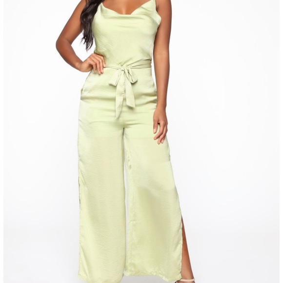 Fashion Nove Halle Cropped Jumpsuit - Picture 1 of 2